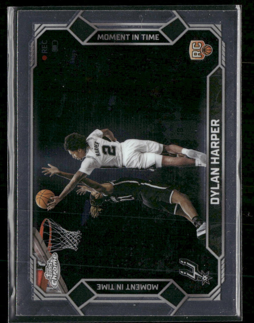 2025-26 Topps Chrome Update Moment In Time Dylan Harper #MT-17
