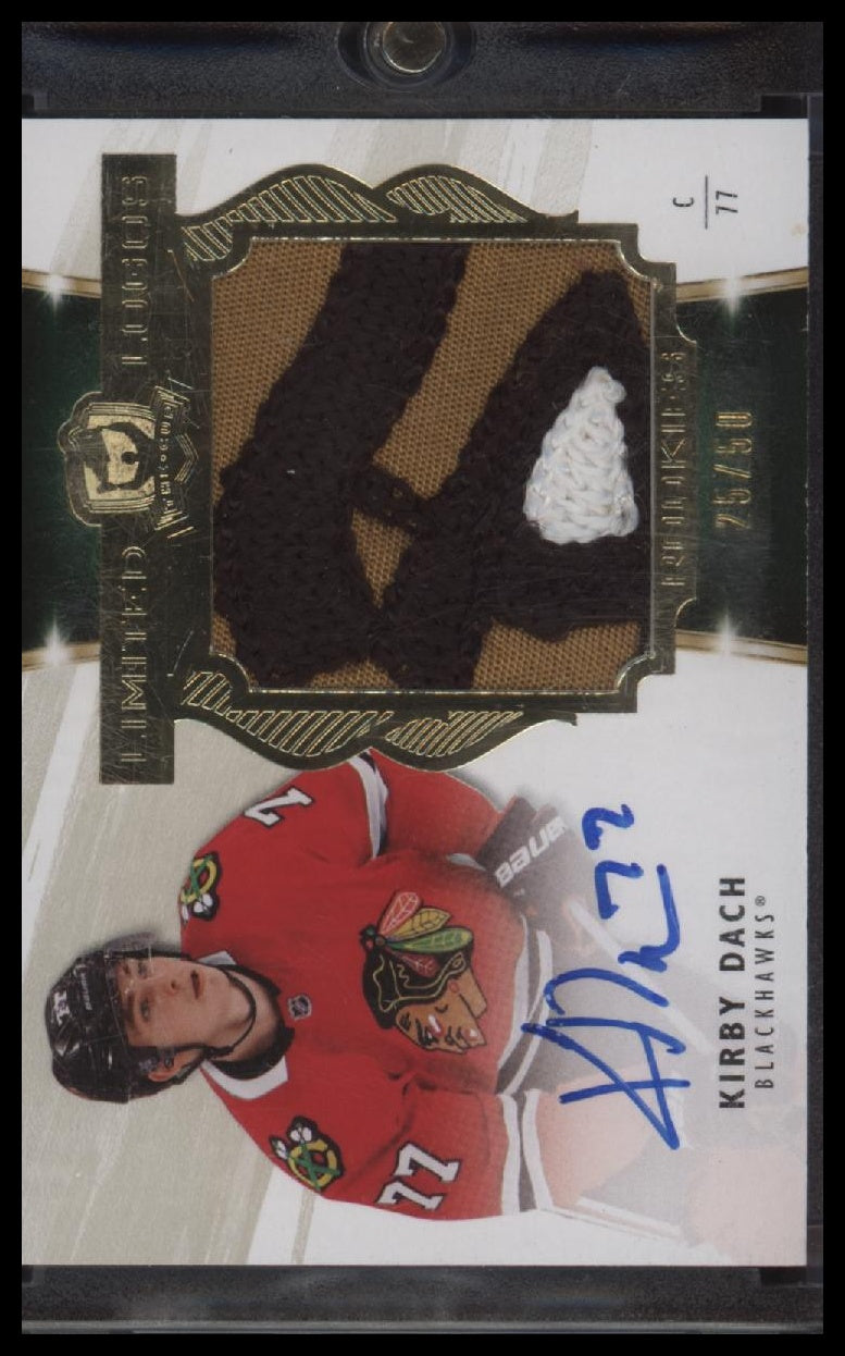 2019-20 Upper Deck The Cup Limited Logos Kirby Dach #/50 AU #LL-KD