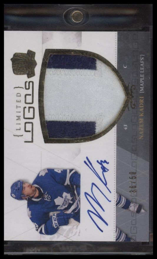 2010-11 Upper Deck The Cup Limited Logos Autographs Nazem Kadri #/50 AU #LL-NK