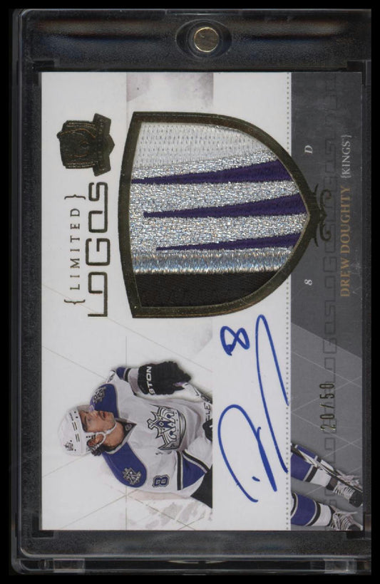 2010-11 Upper Deck The Cup Limited Logos Autographs Drew Doughty #/50 AU #LL-DD