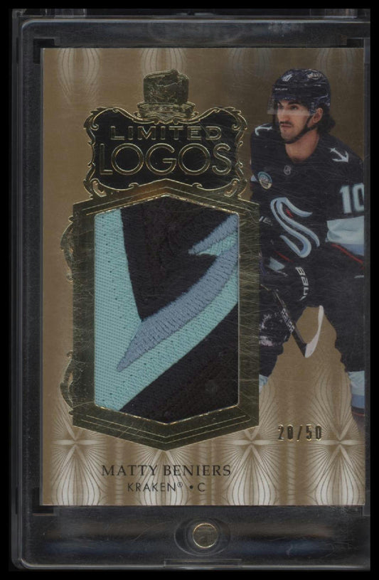 2023-24 Upper Deck The Cup Limited Logos Matty Beniers #/50 #LL-MB