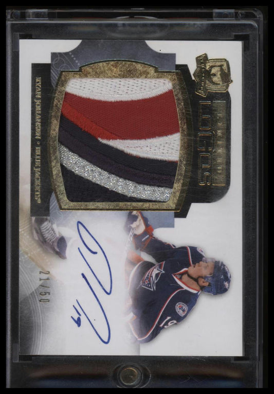 2011-12 Upper Deck The Cup Limited Logos Autographs Ryan Johansen #/50 AU #LL-RJ