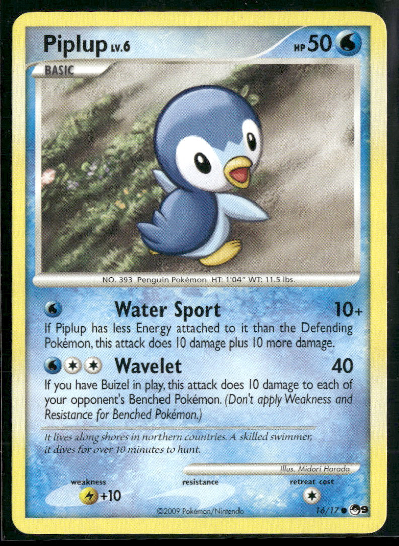 POP Series 9 Piplup #016/017