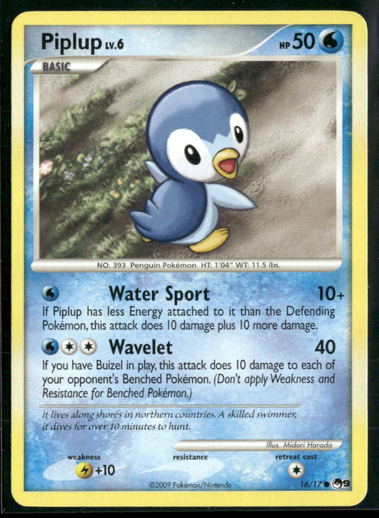 POP Series 9 Piplup #016/017