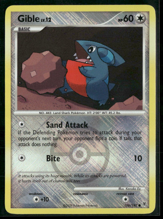 League & Championship Cards Gible #106/147