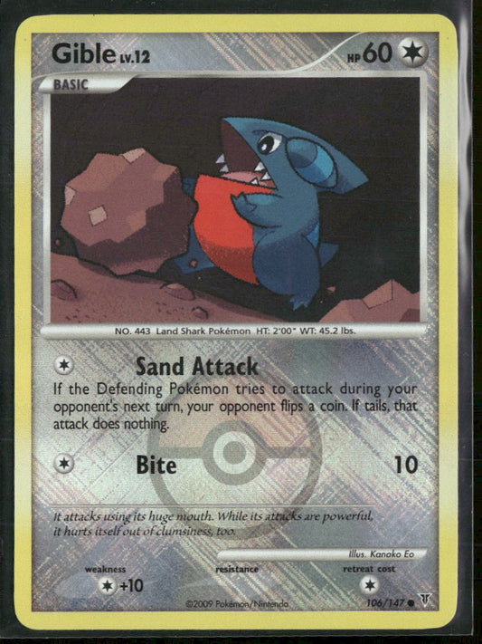 League & Championship Cards Gible #106/147