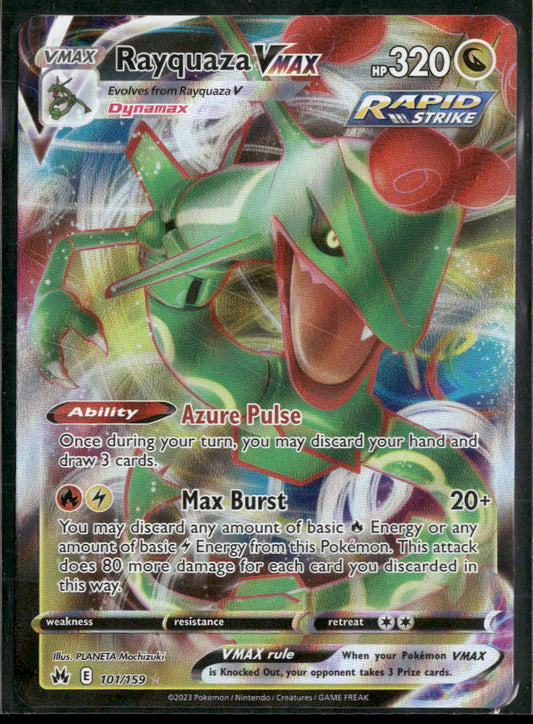 SWSH: Crown Zenith Rayquaza VMAX (101) #101/159