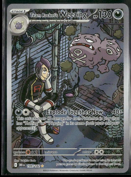 SV10: Destined Rivals Team Rocket's Weezing #199/182