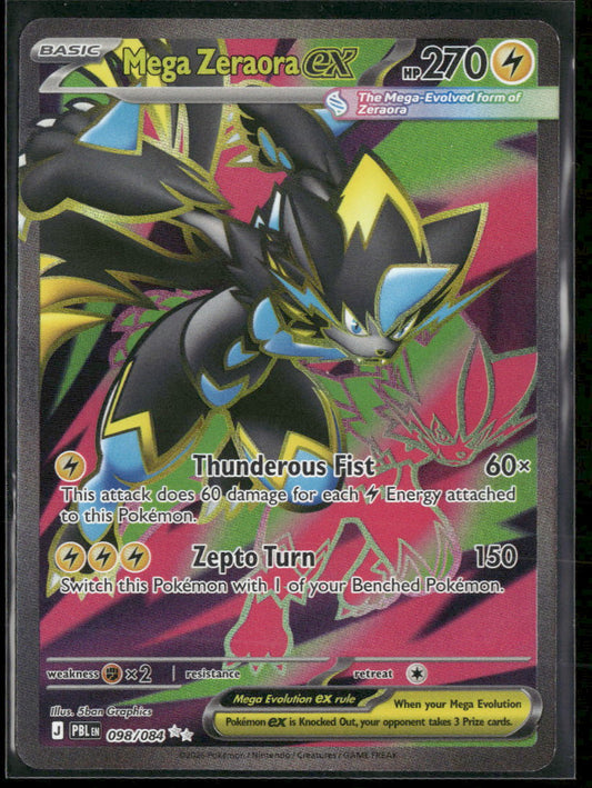 ME05: Pitch Black Mega Zeraora ex #098/084