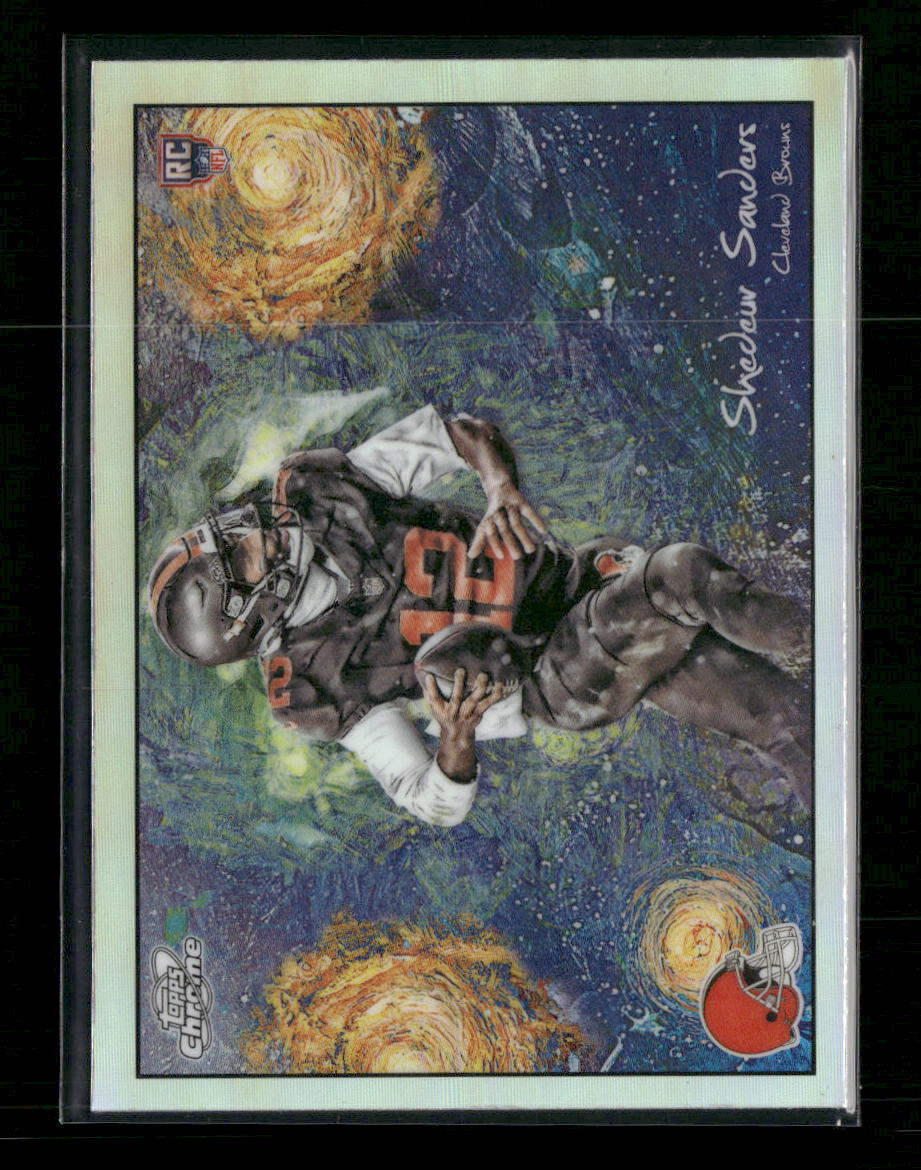 2025 Topps Chrome Cosmic Stars in the Night Shedeur Sanders #STN-3