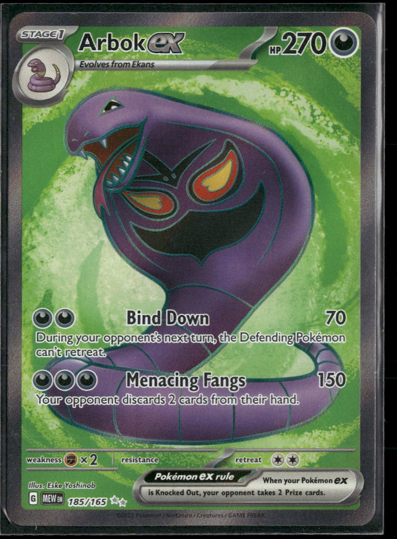 SV: Scarlet & Violet 151 Arbok ex #185/165