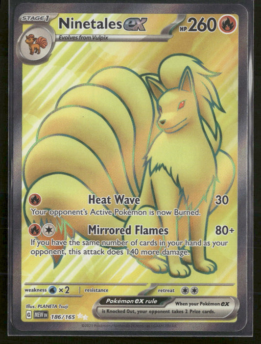 SV: Scarlet & Violet 151 Ninetales ex #186/165