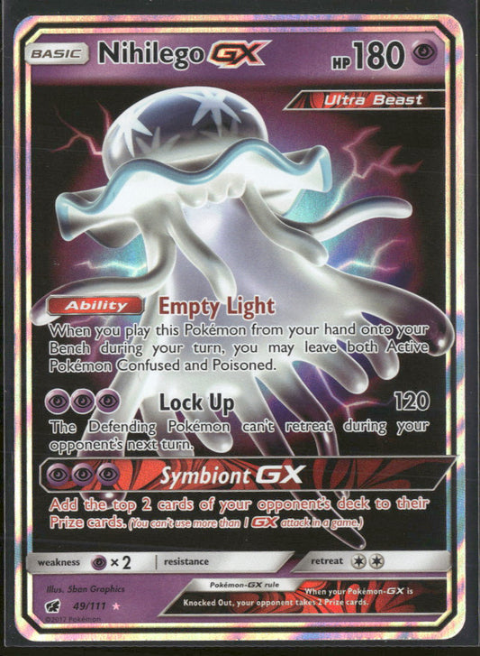 SM - Crimson Invasion Nihilego GX #49/111
