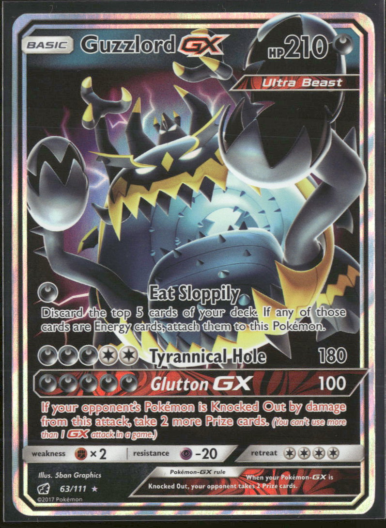 SM - Crimson Invasion Guzzlord GX #63/111