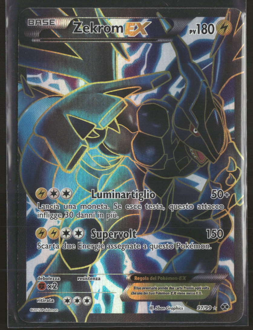 Next Destinies Zekrom EX (97 Full Art) (Italian) #97/99
