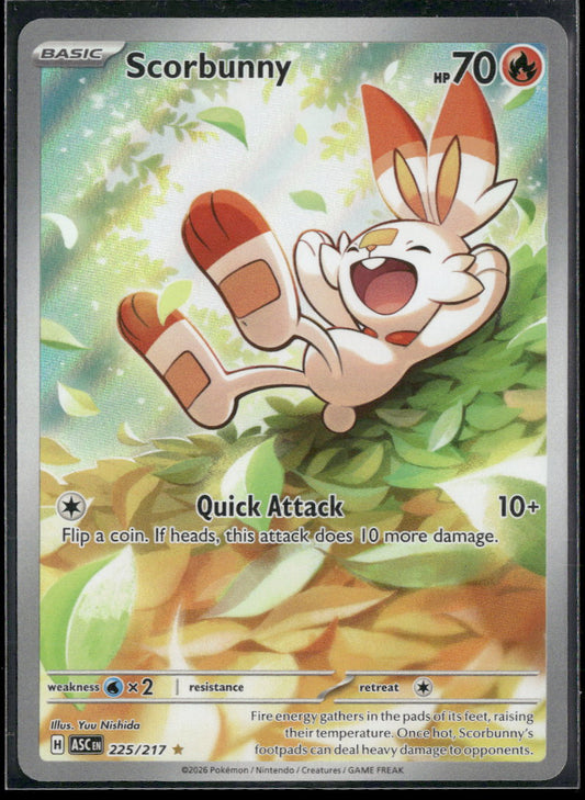 ME: Ascended Heroes Scorbunny #225/217