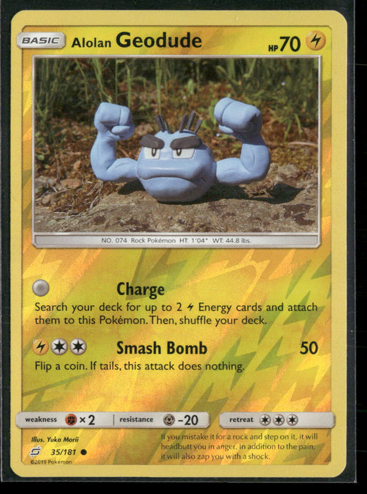 SM - Team Up Alolan Geodude (35) #35/181