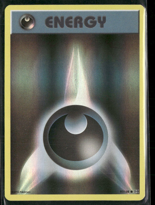 XY - Evolutions Darkness Energy #97/108