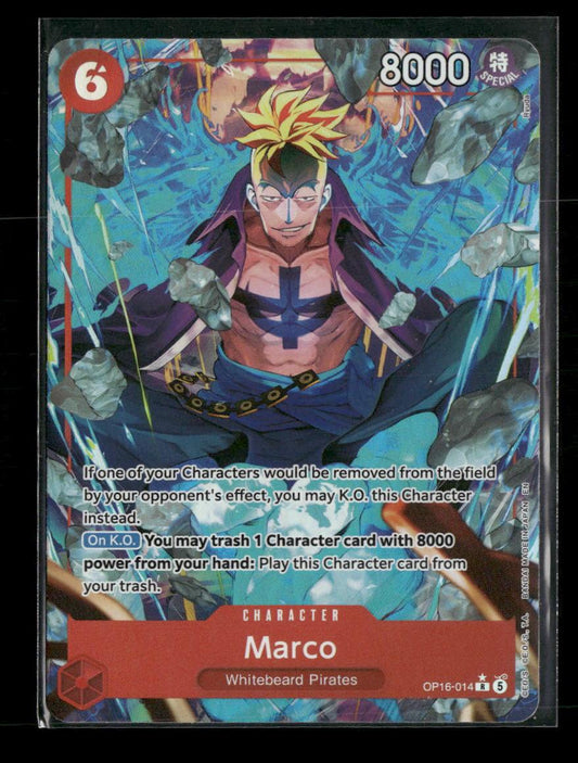 The Time of Battle Marco (Alternate Art) #OP16-014