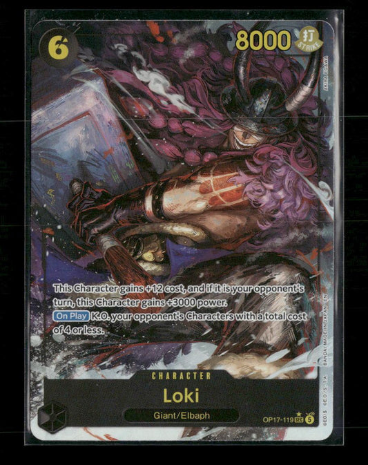 The World's Strongest Warriors Loki (Alternate Art) #OP17-119