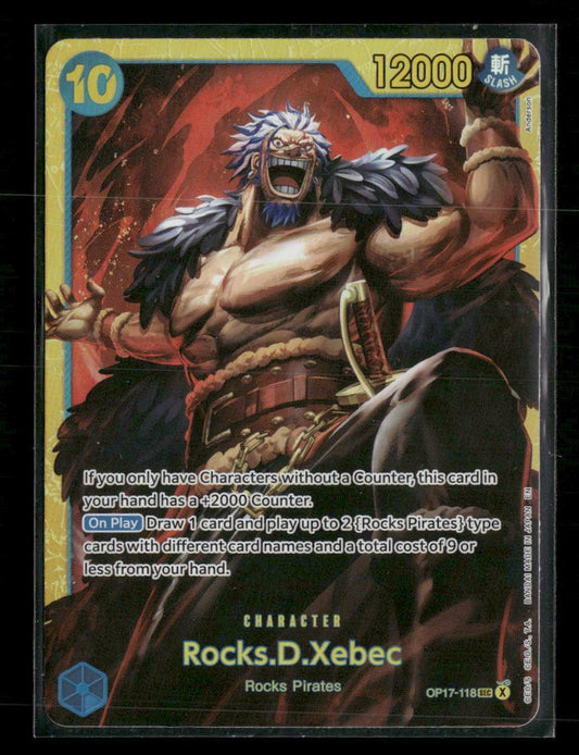 The World's Strongest Warriors Rocks.D.Xebec (118) #OP17-118