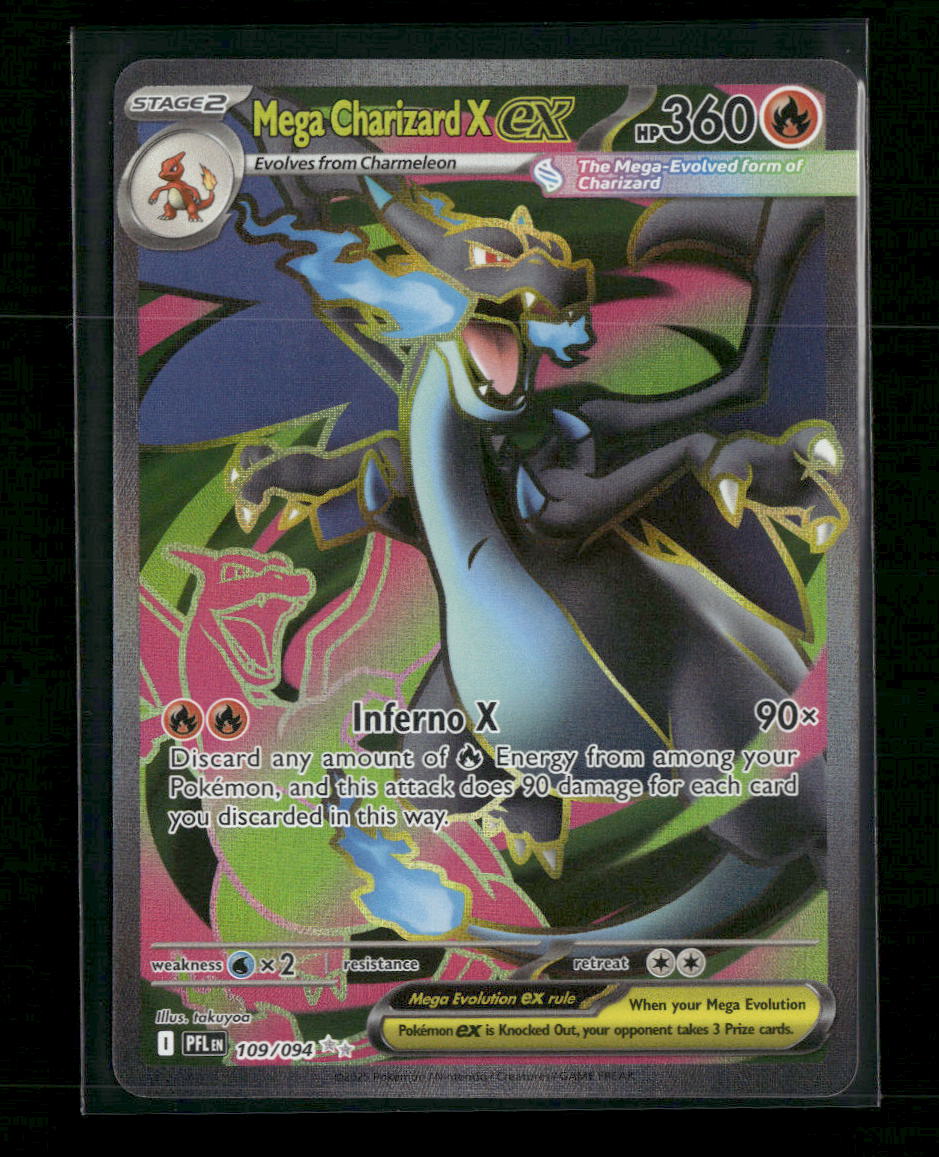 ME02: Phantasmal Flames Mega Charizard X ex #109/094