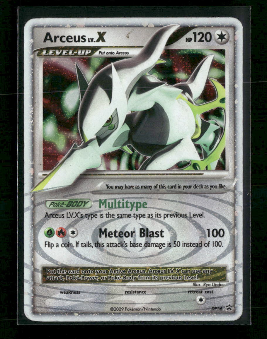 Diamond and Pearl Promos Arceus LV.X #DP56 *Damaged*