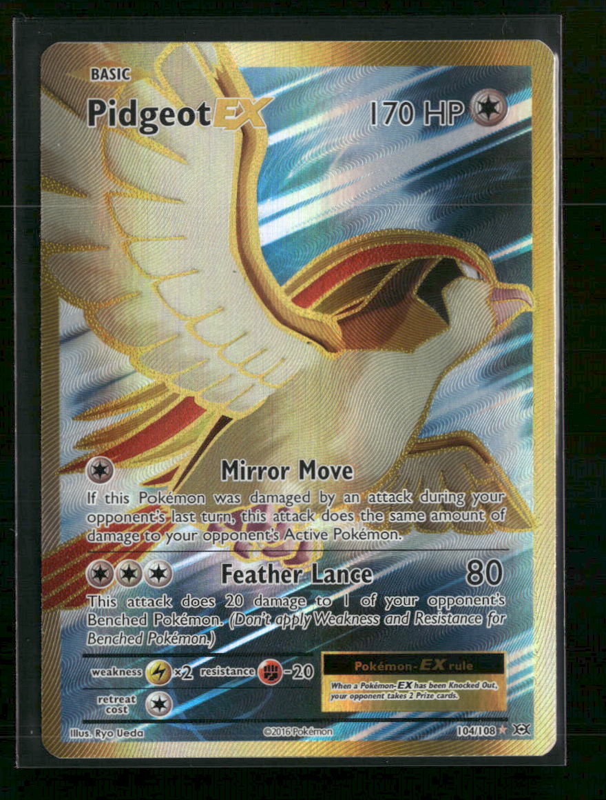 XY - Evolutions Pidgeot EX (Full Art) #104/108