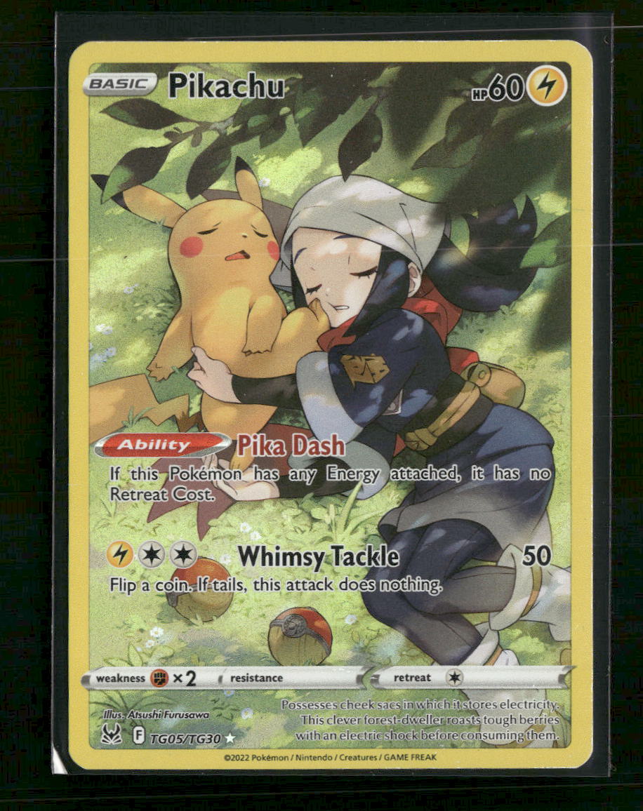 SWSH11: Lost Origin Trainer Gallery Pikachu #TG05/TG30