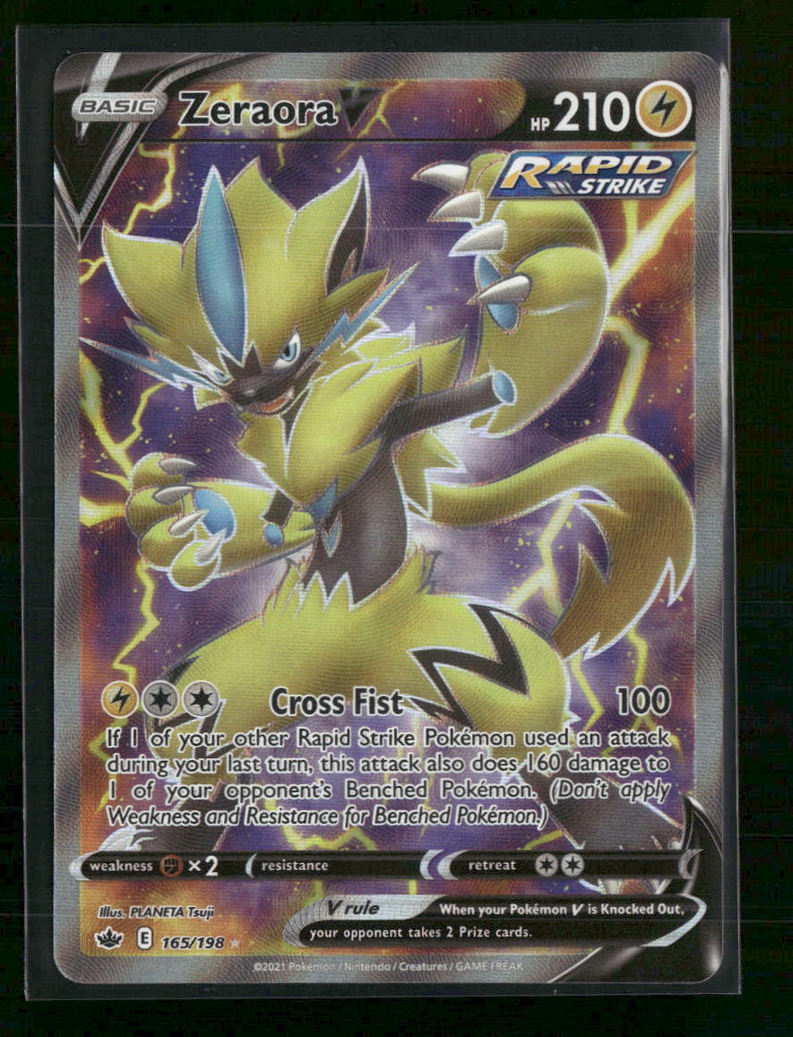 SWSH06: Chilling Reign Zeraora V (Full Art) #165/198