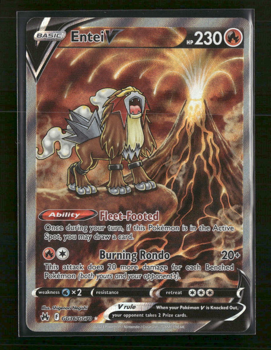 SWSH: Crown Zenith: Galarian Gallery Entei V #GG36/GG70