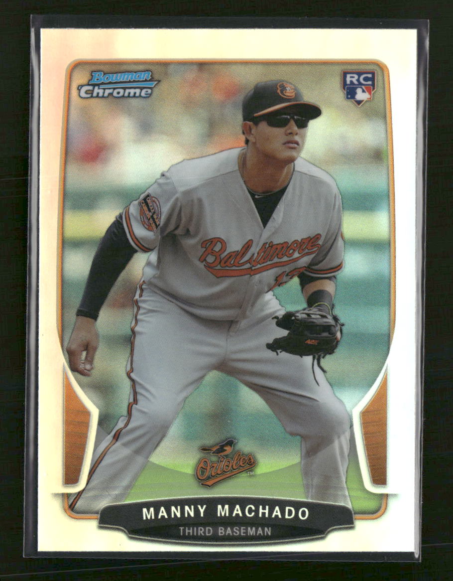 2013 Bowman Chrome Refractors Manny Machado RC #205