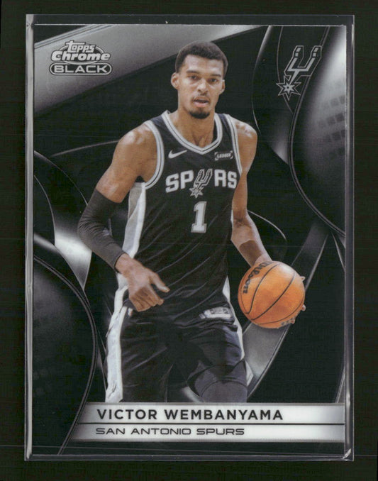 2025-26 Topps Chrome Black Victor Wembanyama #68