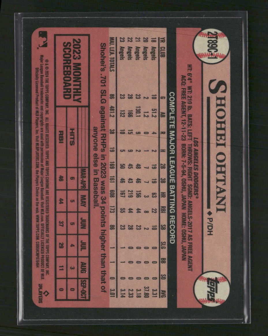 2024 Topps 35th Anniversary Chrome (Series Two) Shohei Ohtani #2T89C-1