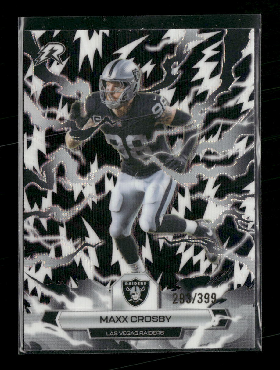 2025 Topps Resurgence Black & White Surge Refractor Maxx Crosby #/399 #53