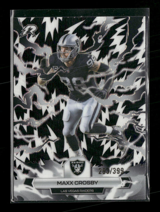 2025 Topps Resurgence Black & White Surge Refractor Maxx Crosby #/399 #53