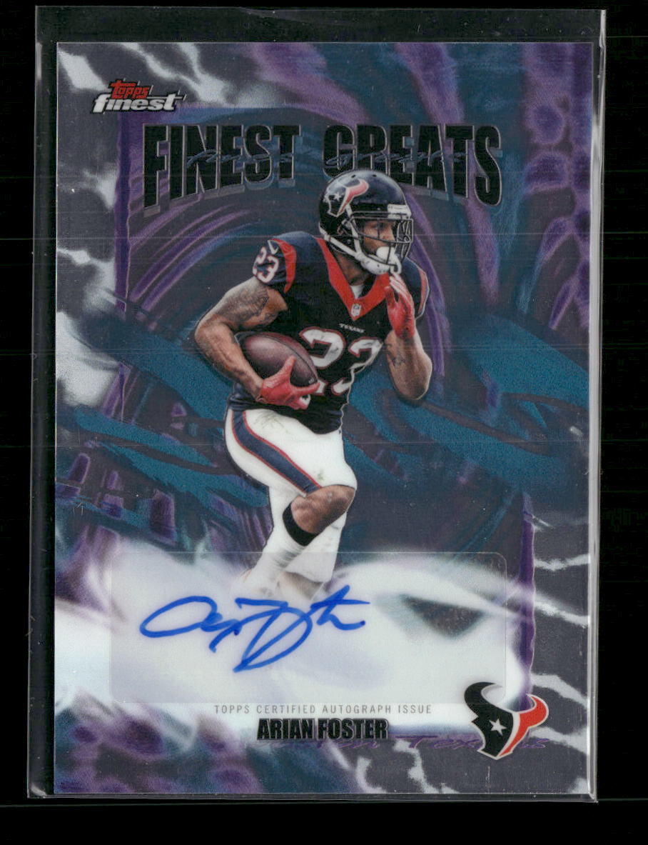 2025 Finest Finest Greats Autographs Arian Foster AU #FGA-AF