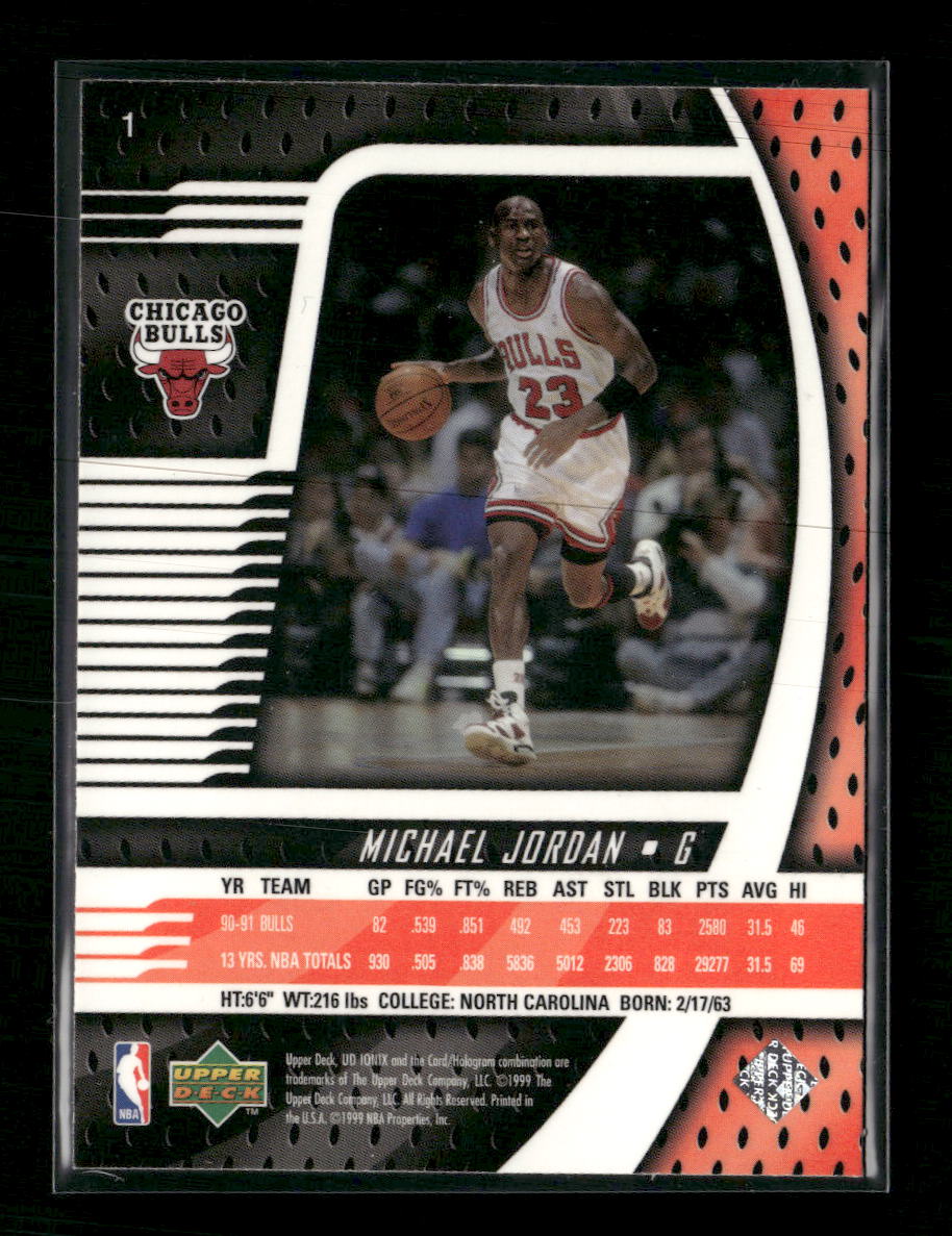 1998-99 Upper Deck Ionix Michael Jordan #1