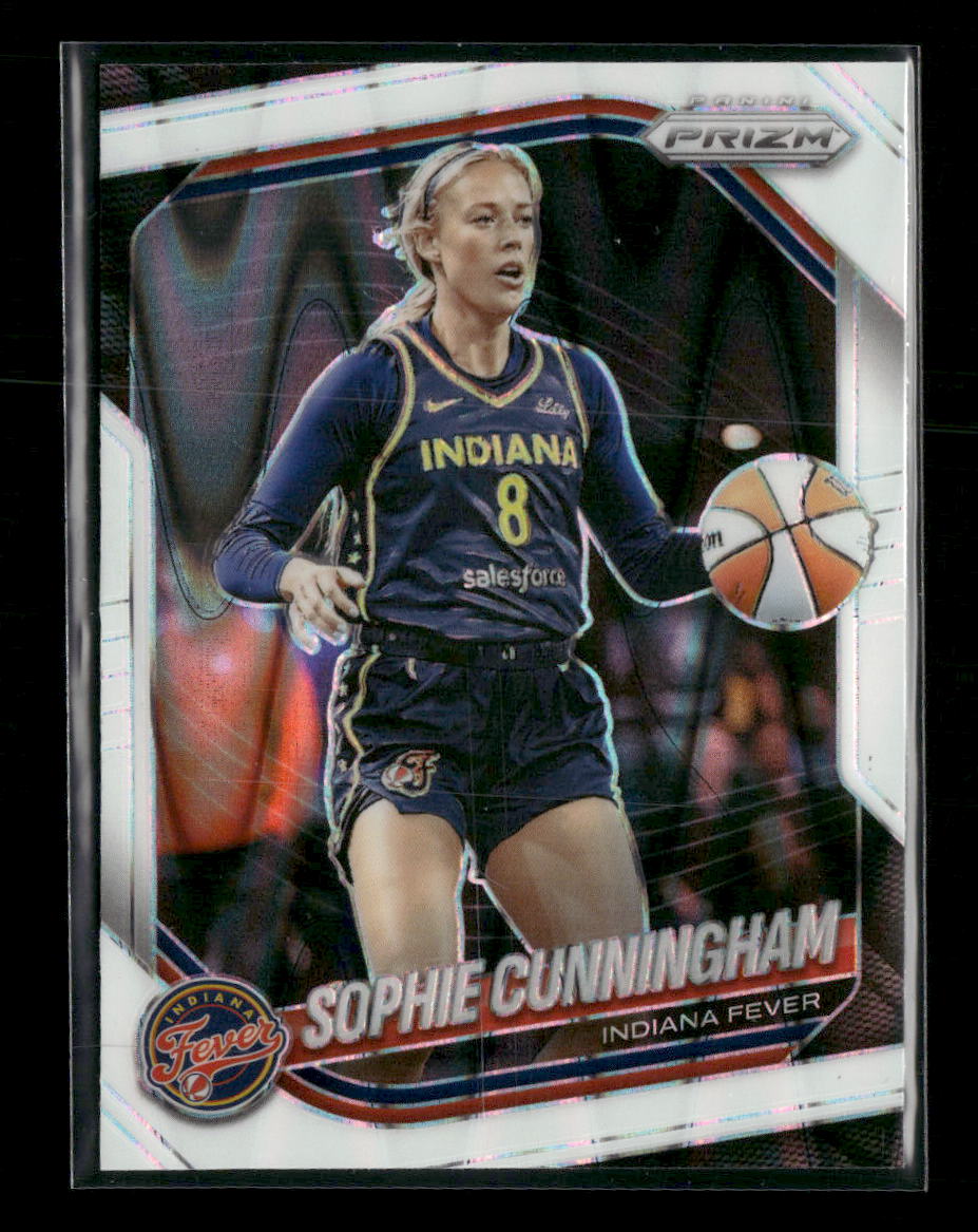 2025 Panini Prizm WNBA White Seismic Prizms Sophie Cunningham #63