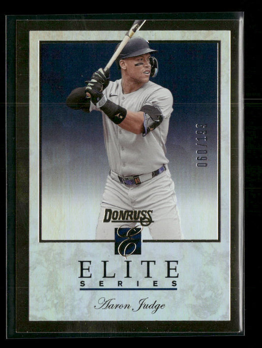 2026 Donruss Elite Series Holo Aaron Judge #/199 #20