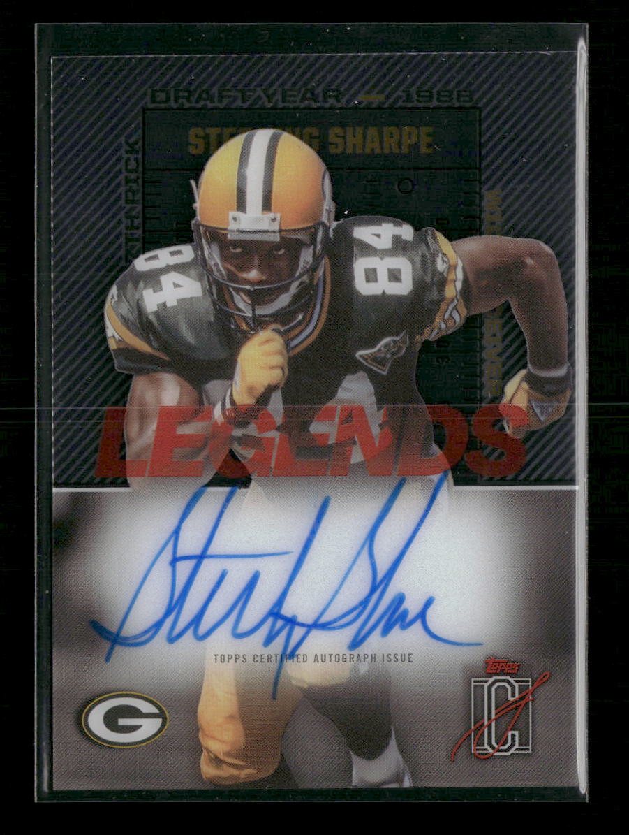 2025 Topps Signature Class Legends Crystal Clear Auto Sterling Sharpe #LTCA-SS