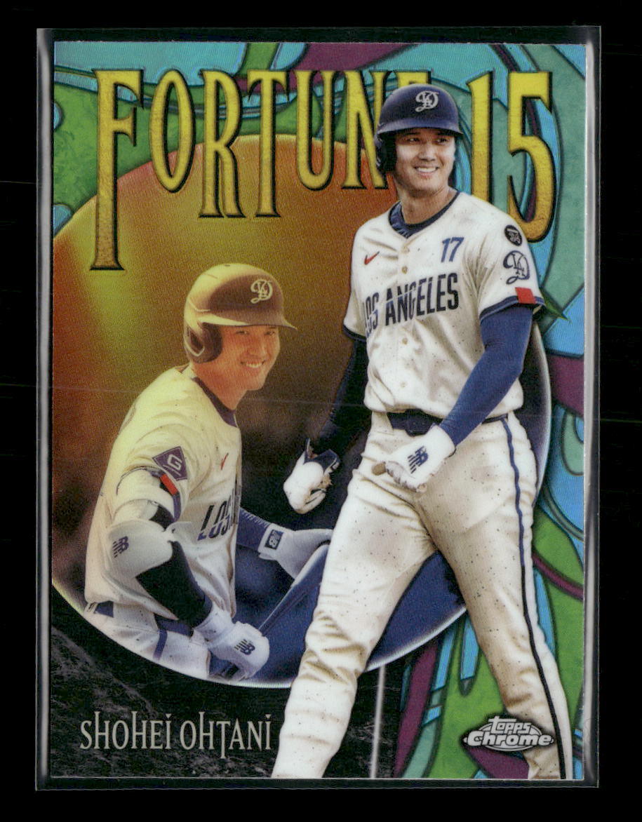 2025 Topps Chrome Update Fortune 15 Shohei Ohtani #F15-6