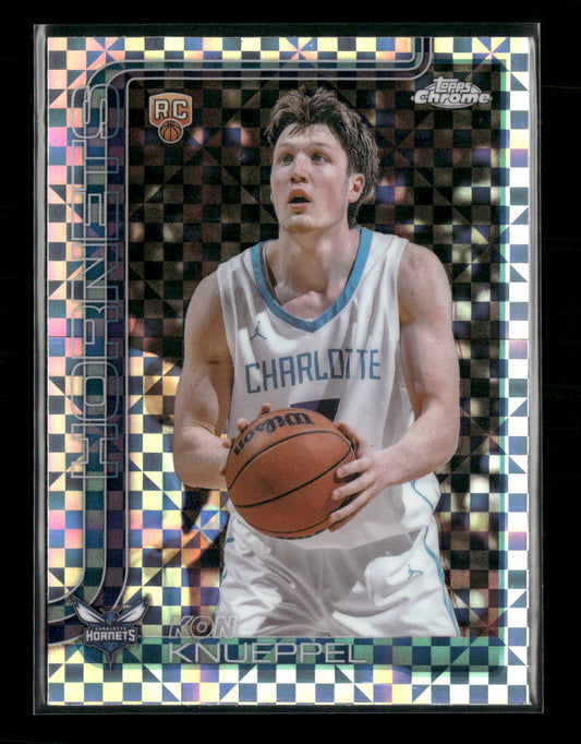 2025-26 Topps Chrome X-Fractor Kon Knueppel RC #254