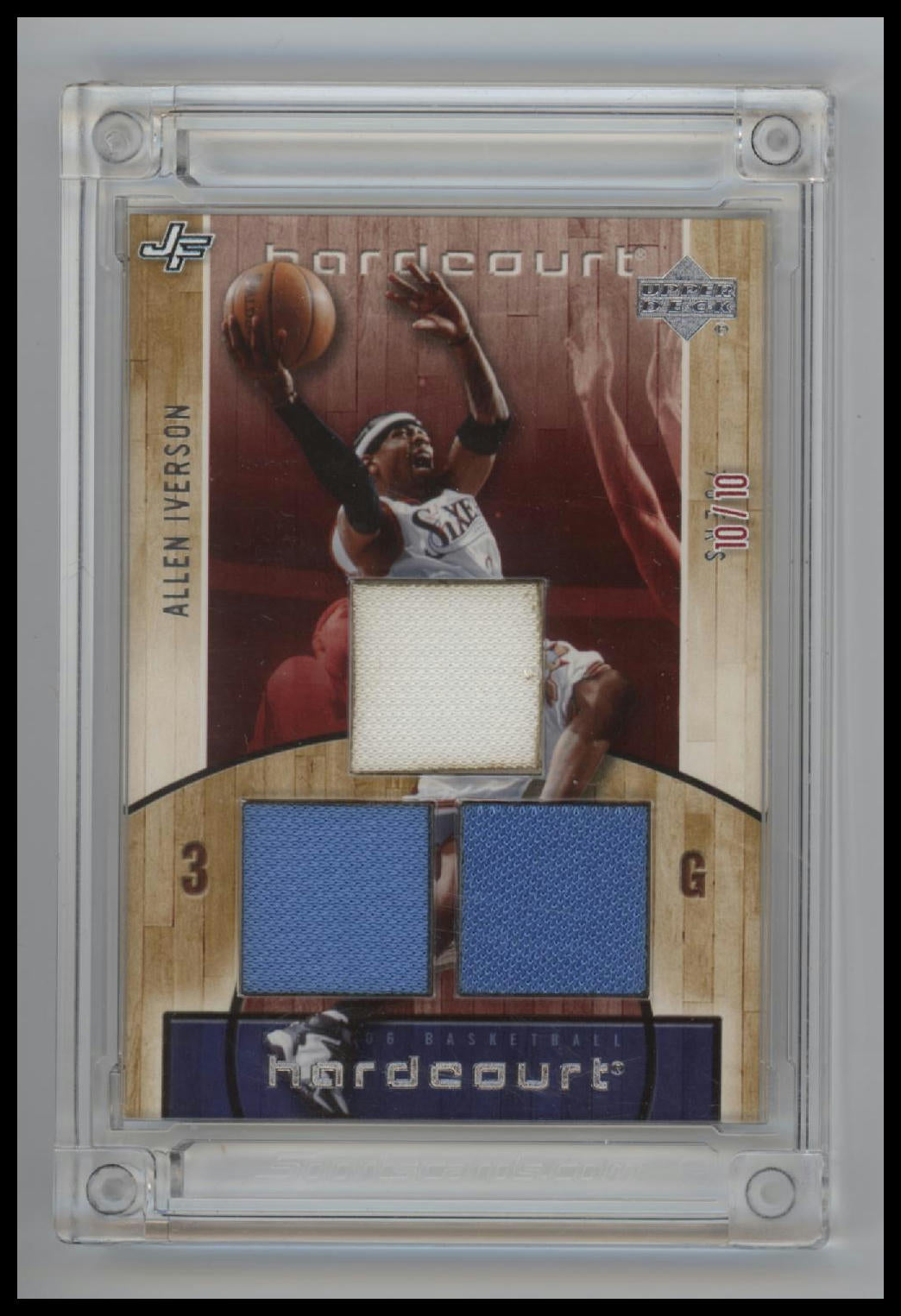 2005-06 Upper Deck Hardcourt Jersey Fusion Allen Iverson #64