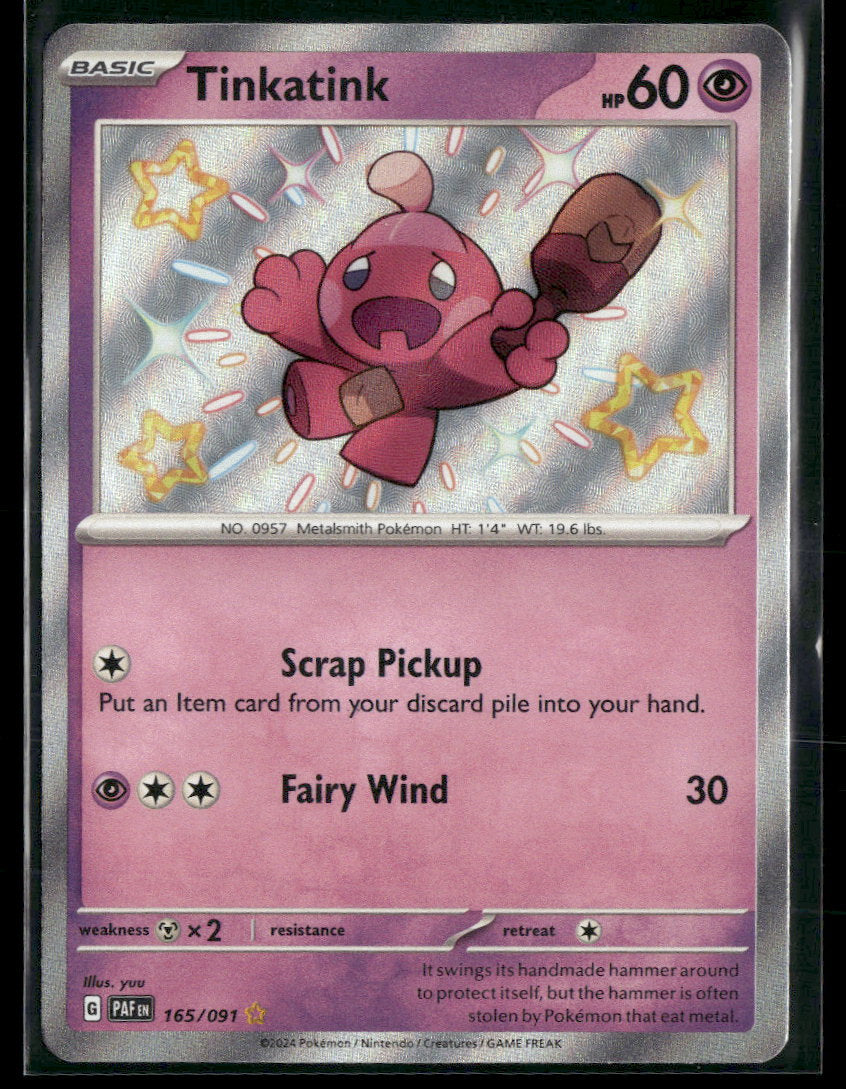 SV: Paldean Fates Tinkatink #165/091