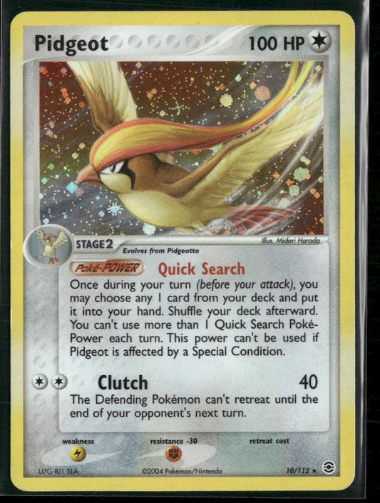 EX FireRed & LeafGreen Pidgeot #10/112