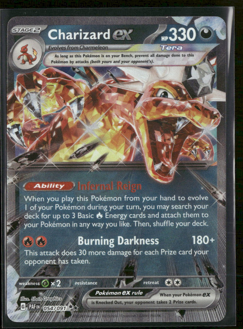 SV: Paldean Fates Charizard ex #054/091