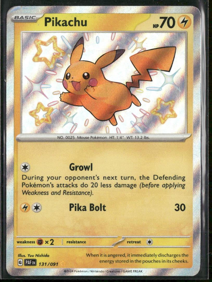 SV: Paldean Fates Pikachu #131/091