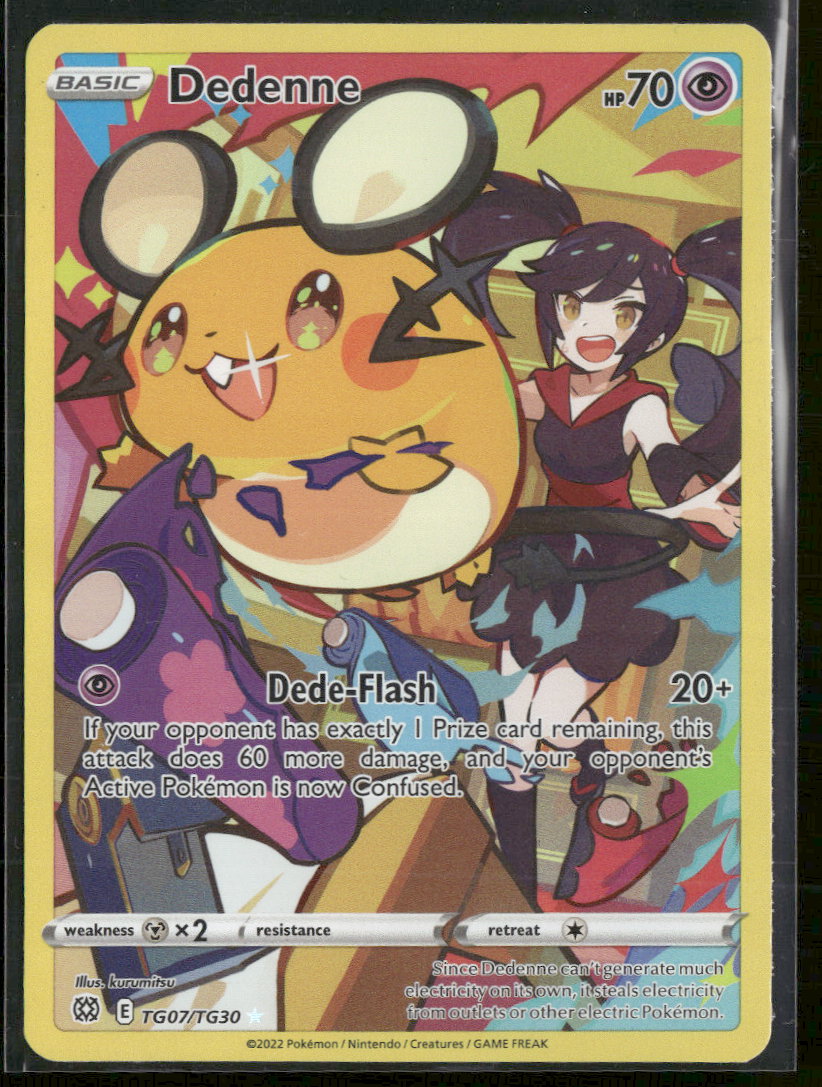 SWSH09: Brilliant Stars Trainer Gallery Dedenne #TG07/TG30