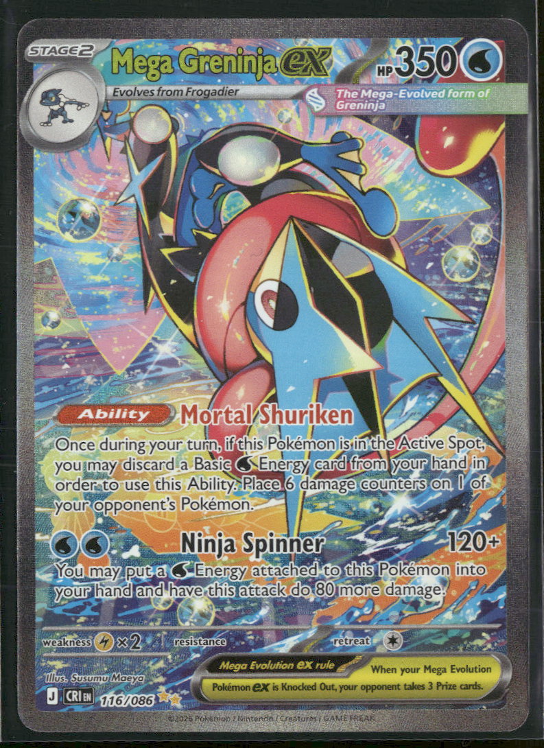ME04: Chaos Rising Mega Greninja ex #116/086